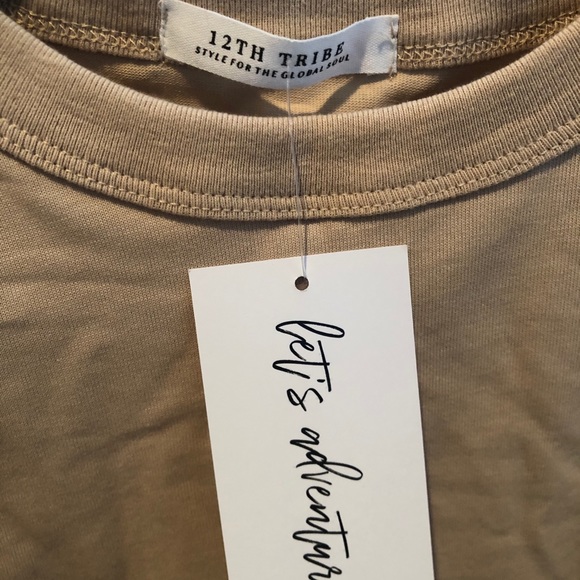 Del Rey Taupe Padded Dress - Picture 6 of 6